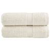 Premium Guest Towels SOLUND - 2 pcs Cream 30x50 cm 600 gsm