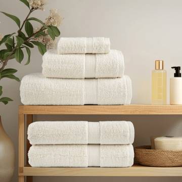 Premium Guest Towels SOLUND - 2 pcs Cream 30x50 cm 600 gsm