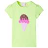 Kids' T-shirt Neon Yellow 140 Colour yellow Size 140 (9-10y) 