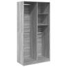 Wardrobe Grey Sonoma 100x50x200 cm | Engineered Wood | HipoMarket