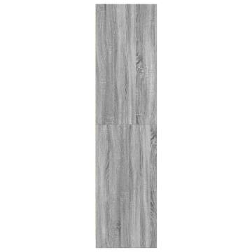 Wardrobe Grey Sonoma 100x50x200 cm | Engineered Wood | HipoMarket