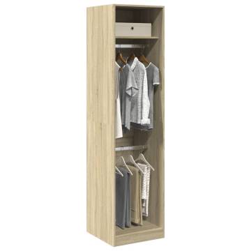 Wardrobe Sonoma Oak - Stylish Compact Design | Hipo Market