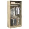  Wardrobe Sonoma Oak 100x50x200 cm Engineered Wood Colour sonoma oak Size 100 x 50 x 200 cm Quantity in Package 1 Amount 1 shelf 