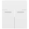 High Gloss White Sink Cabinet | Stylish Bathroom Storage