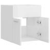 High Gloss White Sink Cabinet | Stylish Bathroom Storage