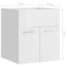 High Gloss White Sink Cabinet | Stylish Bathroom Storage