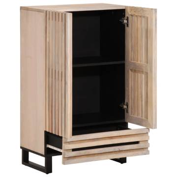 Highboard 60x34x100 cm Solid Wood Mango | HipoMarket UK