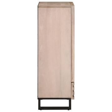 Highboard 60x34x100 cm Solid Wood Mango | HipoMarket UK