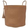 Stylish Brown Storage Basket Ø40x35 cm | Hipo Market