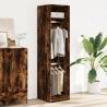 Wardrobe Smoked Oak 50x50x200 cm - Stylish Storage Solution