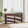  Radiator Cover Brown Oak 175x20x82 cm Engineered Wood Colour brown oak Size 175 x 20 x 82 cm Quantity in Package 1 Design horizontal slats 