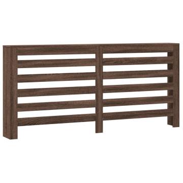 Radiator Cover Brown Oak 175x20x82 cm - Stylish & Practical