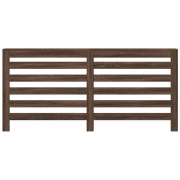 Radiator Cover Brown Oak 175x20x82 cm - Stylish & Practical