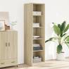  Wardrobe Sonoma Oak 50x50x200 cm Engineered Wood Colour sonoma oak Size 50 x 50 x 200 cm Quantity in Package 1 Amount 4 shelves 