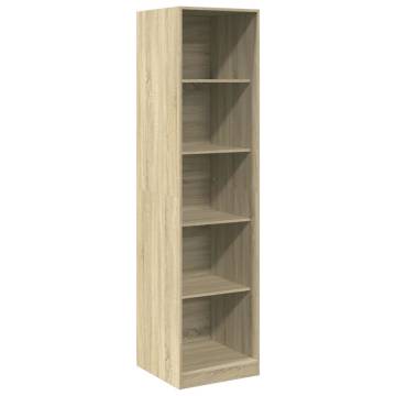 Sonoma Oak Wardrobe - 50x50x200 cm | Stylish Storage Solution