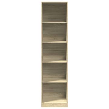 Sonoma Oak Wardrobe - 50x50x200 cm | Stylish Storage Solution