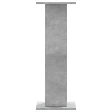 Speaker Stands 2 pcs Concrete Grey - Stylish & Durable