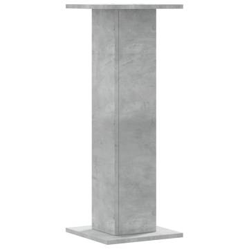 Speaker Stands 2 pcs Concrete Grey - Stylish & Durable