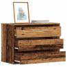 Corner Chest of Drawers - Old Wood - Stylish Storage Solution