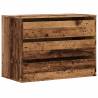 Corner Chest of Drawers - Old Wood - Stylish Storage Solution