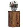 2 pcs Old Wood Plant Stands - Durable & Stylish | HipoMarket