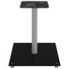 Speaker Stands 2 pcs Black & Silver - Durable Design