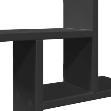 Stylish Black Wall Shelves - 2 pcs, 50x12x50 cm | HipoMarket