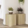  Plant Stands 2 pcs Sonoma Oak 25x25x35 cm Engineered Wood Colour sonoma oak Size 25 x 25 x 35 cm Quantity in Package 2 