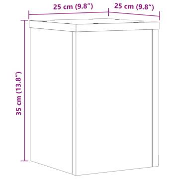 Plant Stands 2 pcs Sonoma Oak - Durable & Stylish Design