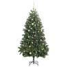 Artificial Hinged Christmas Tree with 300 LEDs & Ball Set - 270 cm