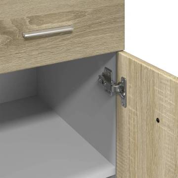 Drawer Bottom Cabinet Sonoma Oak - 80x46x81.5 cm | HipoMarket