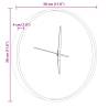 Elegant Luminous Wall Clock Blue Ø30 cm | Hipomarket UK