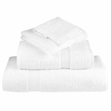 Premium Bath Towels SOLUND 25pcs - White 100x150cm | HipoMarket