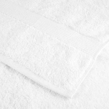 Premium Bath Towels SOLUND 25pcs - White 100x150cm | HipoMarket