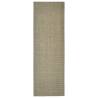 Durable Taupe Sisal Rug for Scratching Post - 66x200 cm