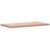 Rectangular Solid Beech Wood Table Top - 80x40 cm