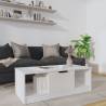  Coffee Table High Gloss White 102x50x36 cm Engineered Wood Colour high gloss white Quantity in Package 1 