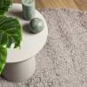 Shaggy Rug PAMPLONA High Pile Modern Beige Ø 280 cm | Hipomarket