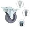 Swivel Casters with Double Brakes - 4 pcs 75 mm | Hipo Market