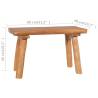 Garden Bench 80 cm Solid Teak Wood - Durable & Stylish