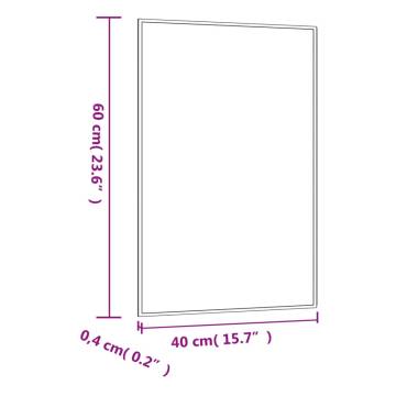 Wall Mirror 40x60 cm - Enhance Your Room Decor | Hipomarket