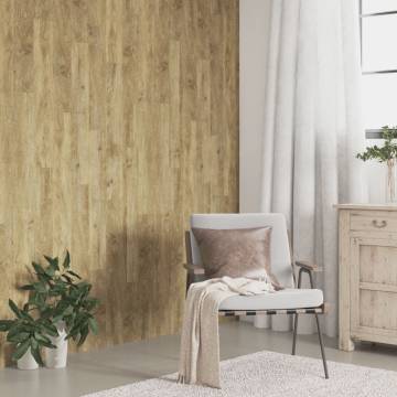 Wood Look Brown PVC Wall Panels - 2.06 m² | Hipo Market