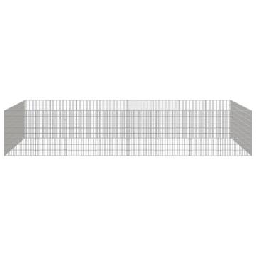 Free Range Animal Enclosure - 24-Panel Galvanised Iron | HipoMarket