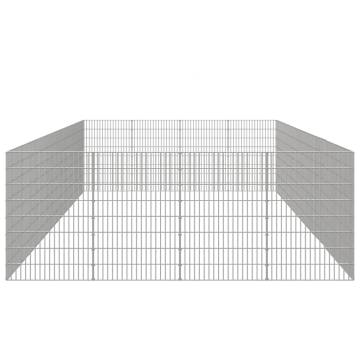 Free Range Animal Enclosure - 24-Panel Galvanised Iron | HipoMarket