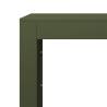 Firewood Rack Green 100x40x100 cm Steel - Durable Storage Solution