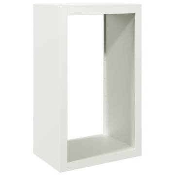 Firewood Rack White 60x40x100 cm Steel - Durable & Stylish