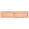 Light Brown Wall Shelf - Treated Solid Oak | HipoMarket