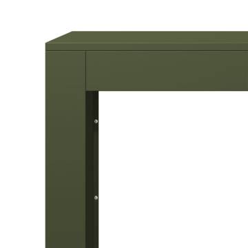 Firewood Rack Green 60x40x100 cm - Durable Steel Storage