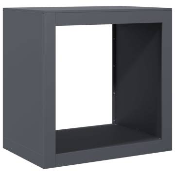 Firewood Rack Anthracite 60x40x60 cm - Durable Steel Storage