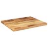 Rectangular Solid Wood Table Top 60x50 cm - Hipomarket